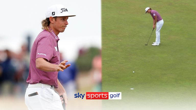 Cameron Smith recorded five successive birdies to steal the lead from Rory McIlroy in the final round of The 150th Open Championship