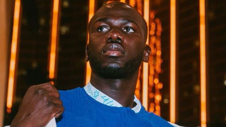 Kalidou Koulibaly is already in Las Vegas after joining Chelsea.  Credit: Chelsea