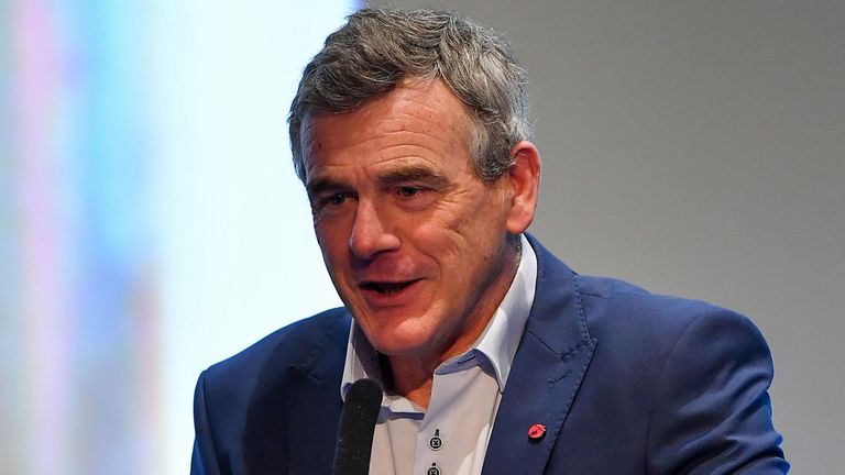 11 January 2020; Colm O'Rourke, Principal, St Patrick's Classical School, Navan, speaking at the GAA Games Development Conference, in partnership with Sky Sports, which took place in Croke Park on Friday and Saturday. A record attendance of over 800 delegates were present to see over 30 speakers from the world of Gaelic games, sport and education. Photo by Seb Daly/Sportsfile 