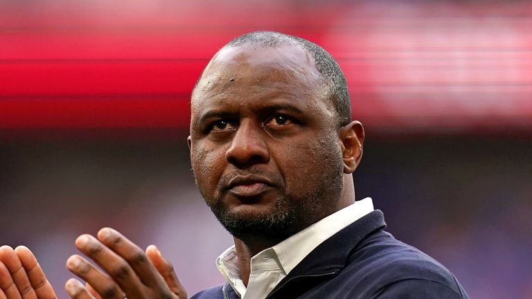 Patrick Vieira has called for more consistency from his Crystal Palace players