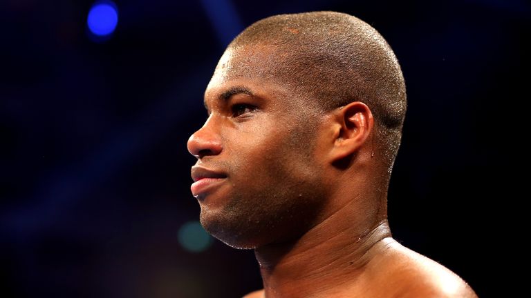Daniel Dubois after winning the Vacant WBO European Championship bout at the Royal Albert Hall, London. PRESS ASSOCIATION Photo. Picture date: Friday March 8, 2019. See PA story BOXING London. Photo credit should read: Steven Paston/PA Wire