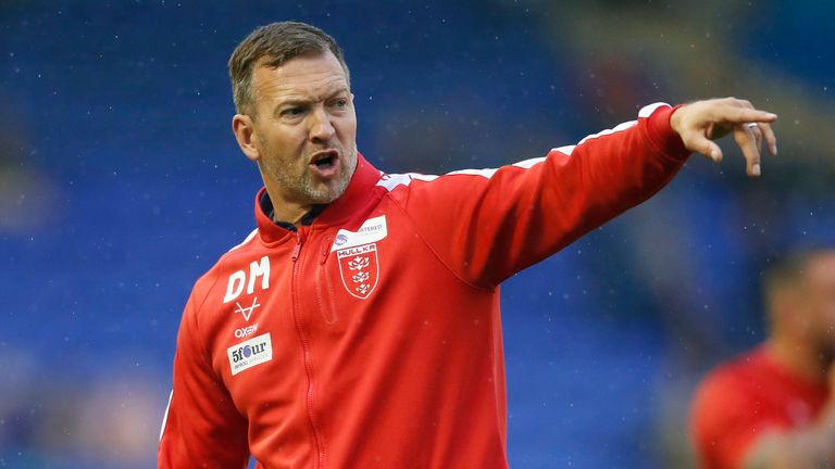 Picture by Ed Sykes/SWpix.com - 22/07/2022 - Rugby League - Betfred Super League Round 20 - Warrington Wolves v Hull KR - Halliwell Jones Stadium, Warrington, England - Hull KR head coach Danny McGuire