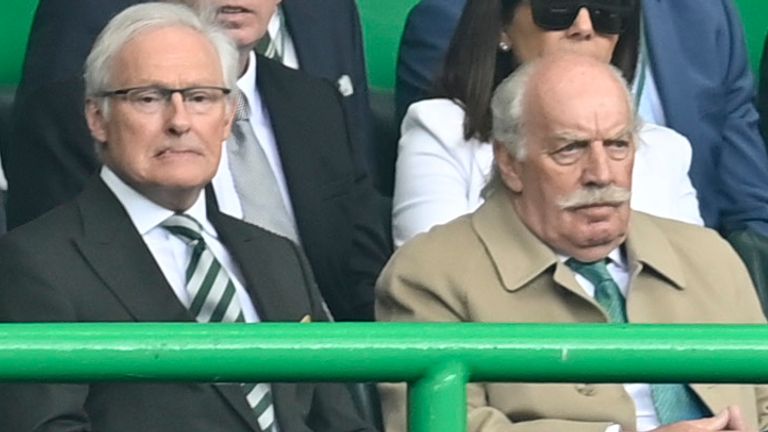 Celtic's majority shareholder Dermot Desmond 