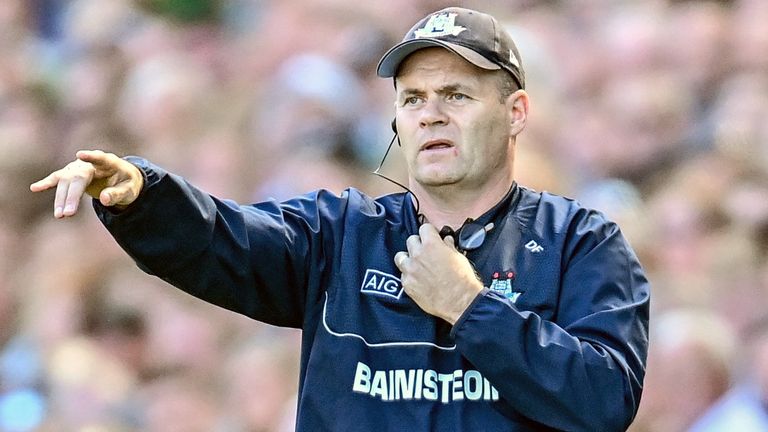 10 July 2022; Dublin manager Dessie Farrell during the GAA Football All-Ireland Senior Championship Semi-Final match between Dublin and Kerry at Croke Park in Dublin. Photo by Ramsey Cardy/Sportsfile