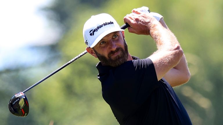 Dustin Johnson shares the lead in Portland after two rounds