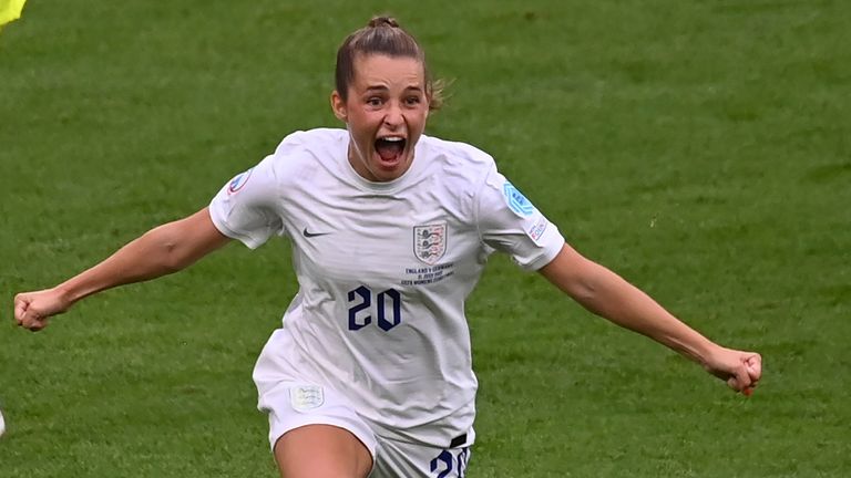 England Women 2-1 Germany Women (AET): Chloe Kelly’s extra-time seals Euro 2022 glory for Lionesses