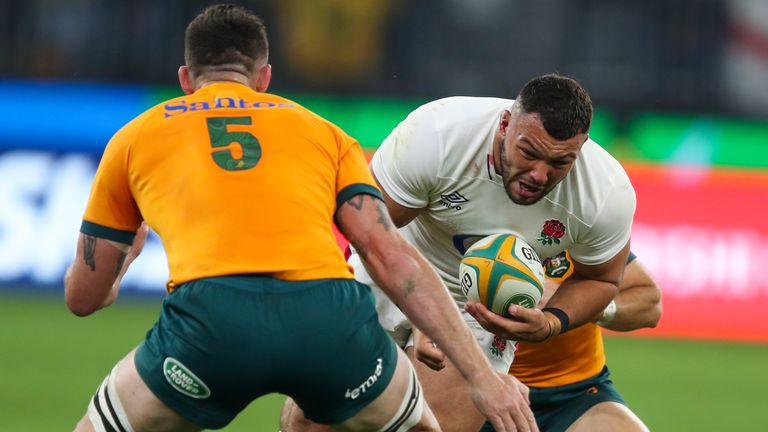 Ellis Genge scored early in the second half as England looked on course for victory 