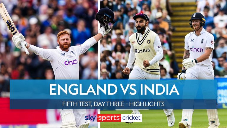 England vs India - Fifth Test day three highlights