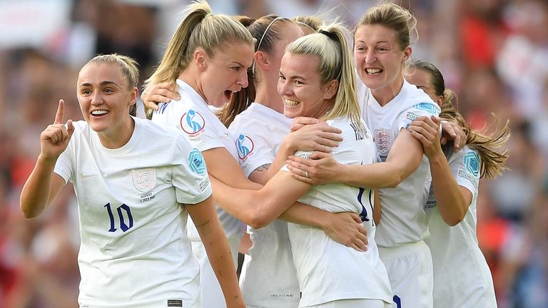England scored two early goals to take control of the game against Norway