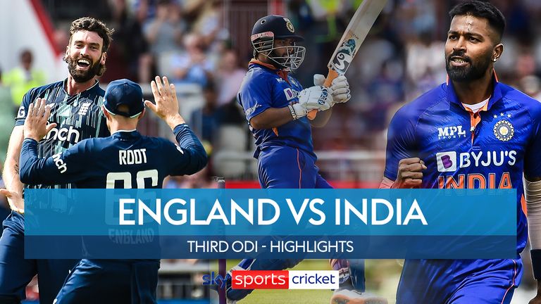 The best of the action from the third ODI between England and India at Emirates Old Trafford.