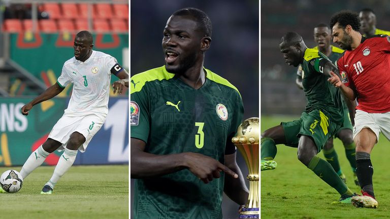 As Chelsea step up their interest in Napoli&#39;s Kalidou Koulibaly, we take a look at some of his key moments for Senegal during their Africa Cup of Nations 2022 triumph.
