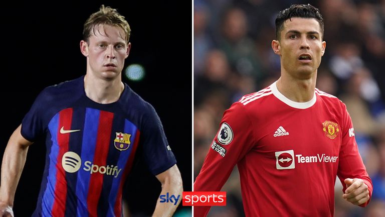 Frenkie de Jong dan Cristiano Ronaldo