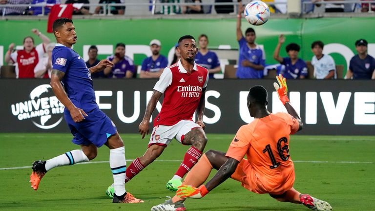 Gabriel Jesus scores Arsenal's opener