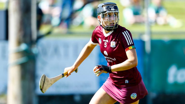 Siobhan Gardiner of Galway in action against Kilkenny