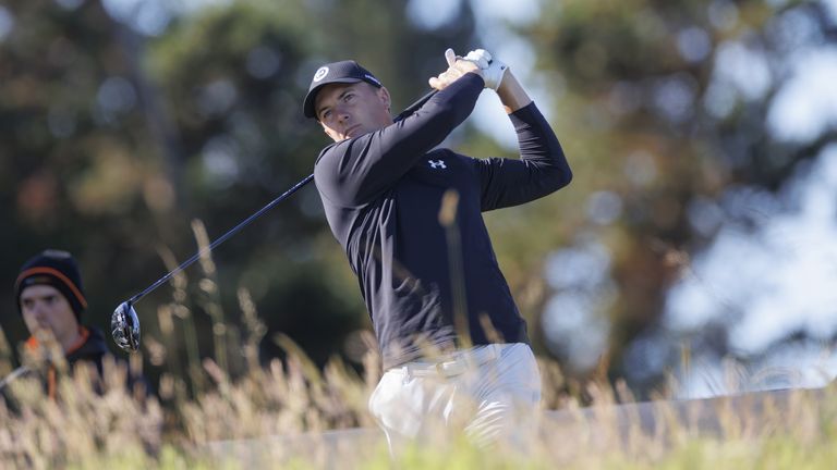 Jordan Spieth carded five back to back birdies during his first round at the Scottish Open.