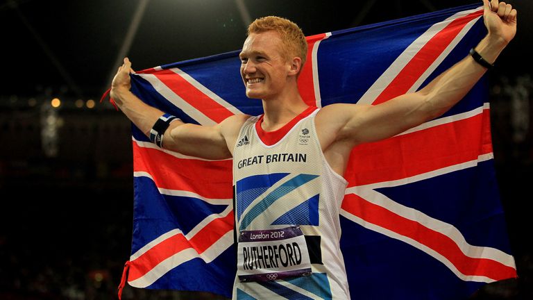Greg Rutherford won gold on the same night as Jessica Ennis-Hill and Mo Farah in London's Olympic stadium