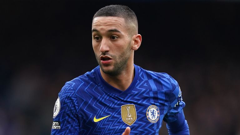 Hakim Ziyech tiene contrato con el Chelsea hasta 2025