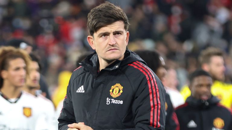Harry Maguire was booed when his name was read out ahead of kick-off and during the first half of the game at the MCG