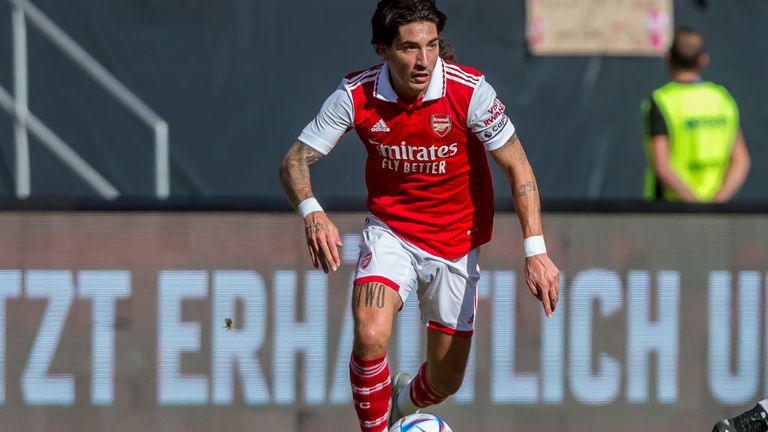 Hector Bellerin returned for Arsenal in their opening pre-season game