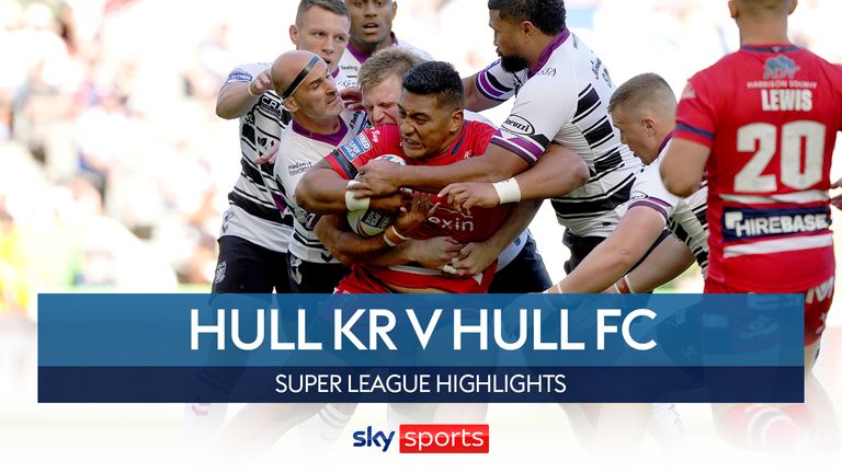 Highlights of the Betfred Super League match between Hull KR and Hull FC
