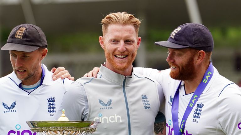 Ben Stokes has led England's Test team to four wins in four this summer, with Joe Root and Jonny Bairstow in sensational form with the bat