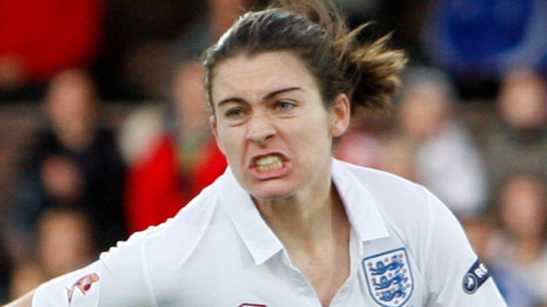 Karen Carney scored the first goal for England in the Euro 2009 final