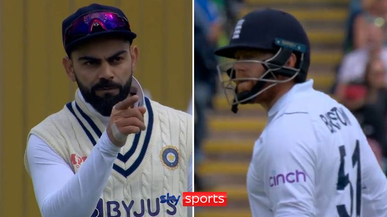 Kohli and Bairstow have an argument