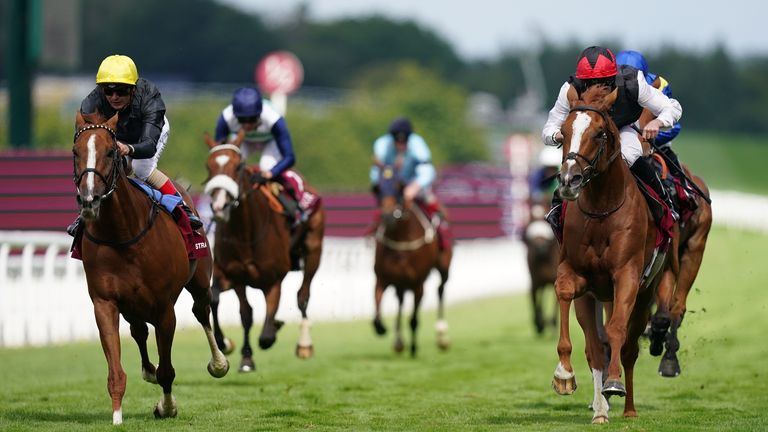 Kyprios beat Stradivarius to win the Goodwood Cup