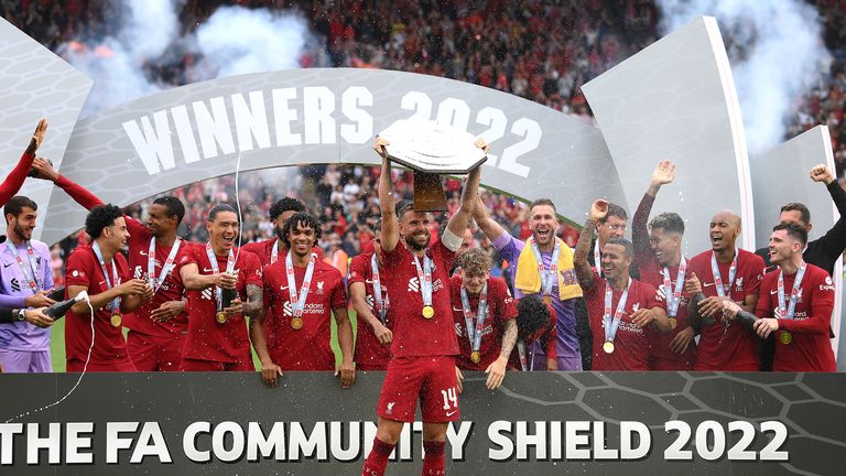Liverpool won the Community Shield for the first time since 2006