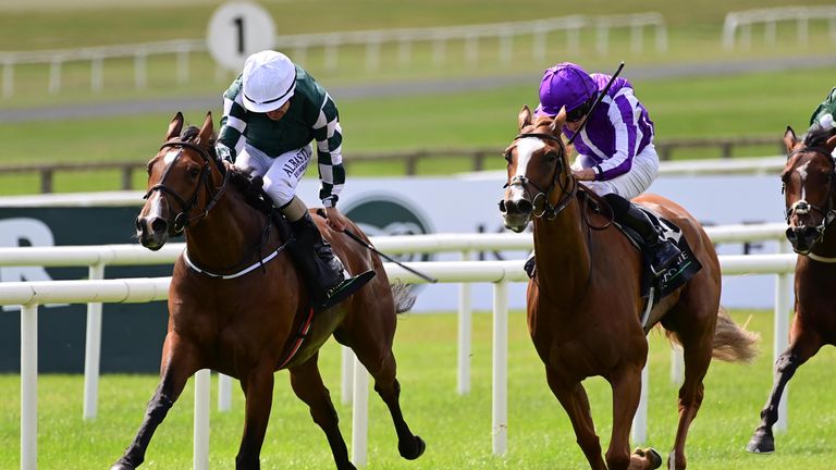 Magical Lagoon (left) challenges Toy to defeat the Irish demon 
