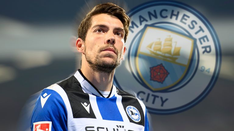 Manchester City have signed goalkeeper Stefan Ortega on a free transfer from German club Arminia Bielefeld