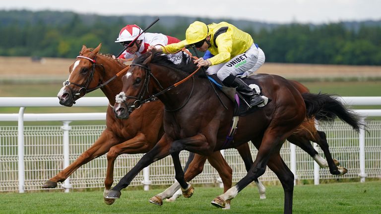Marbaan and Jamie Spencer pounce late to win the Vintage Stakes at Goodwood