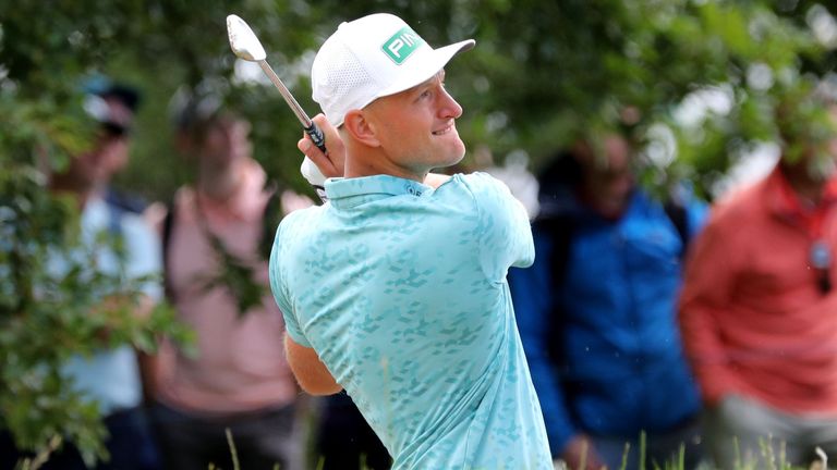 Poland's Adrian Meronk during day two of the Horizon Irish Open 2022 at Mount Juliet Estate, Thomastown, Co Kilkenny.  Donall Farmer/PA Wire/PA Images