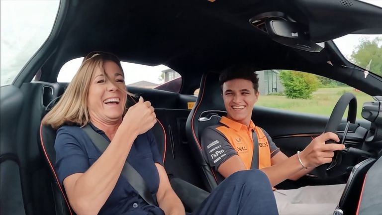 Sky F1&#39;s Natalie Pinkham is joined by McLaren’s Lando Norris for a chat ahead of his home race at the British Grand Prix.