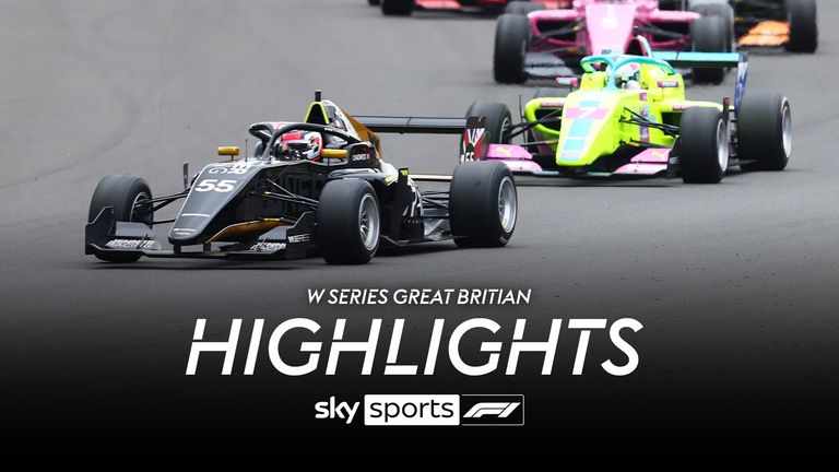The best of the action from Silverstone, as Jamie Chadwick continues her W Series winning streak with victory in Great Britain.