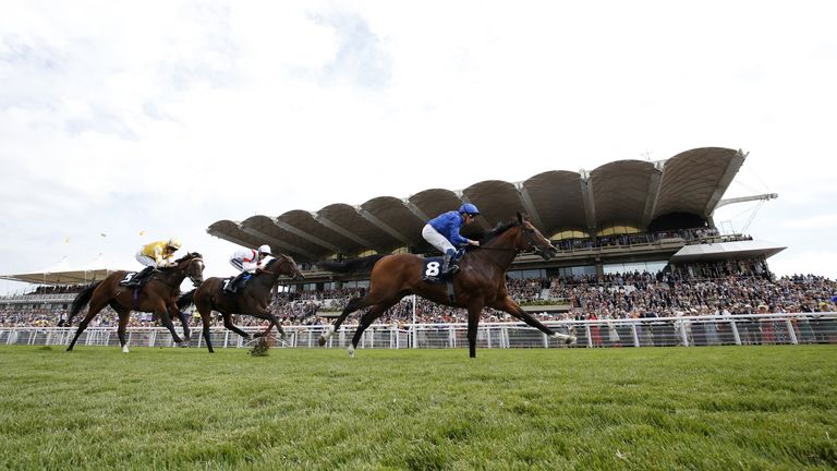 New London finished clear of his rivals in the Gordon Stakes at Goodwood