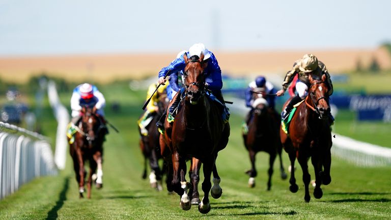 New London and William Buick win the valuable bet365 Handicap at Newmarket&#39;s July Festival