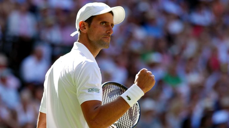 Novak Djokovic made it through to his eighth Wimbledon final after ending the hopes of Britain's Cameron Norrie