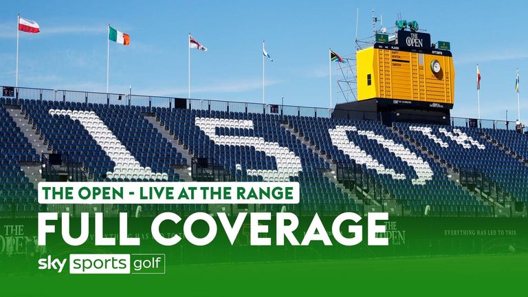 Get a live prep at The Open on 'Live At The Range' coverage