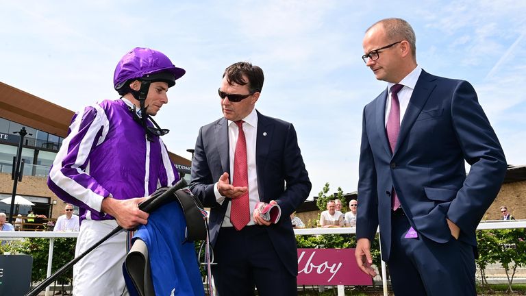 Ryan Moore and Aidan O'Brien debrief after Order Of Australia's victory in the 2022 Minstrel Stakes