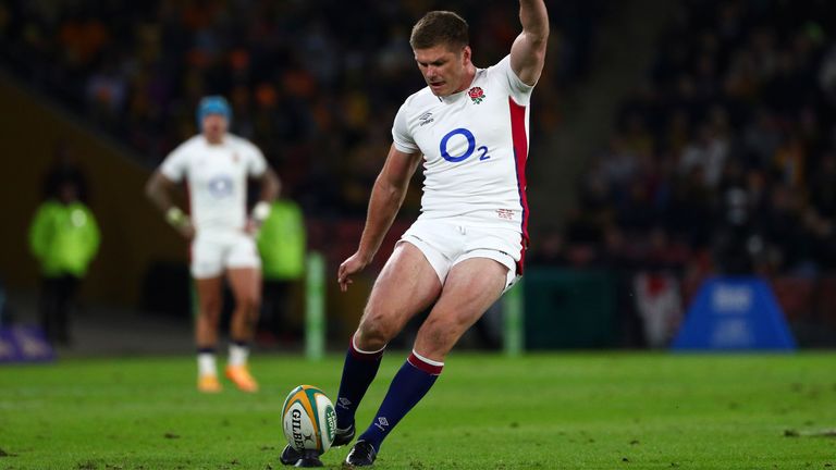 England's Owen Farrell 