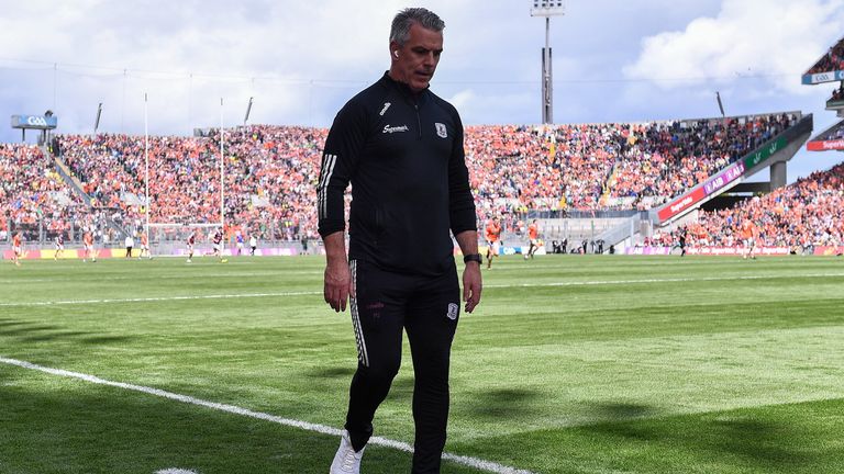 26 June 2022; Galway manager Padraic Joyce during the GAA Football All-Ireland Senior Championship Quarter-Final match between Armagh and Galway at Croke Park, Dublin. Photo by Piaras .. M..dheach/Sportsfile
