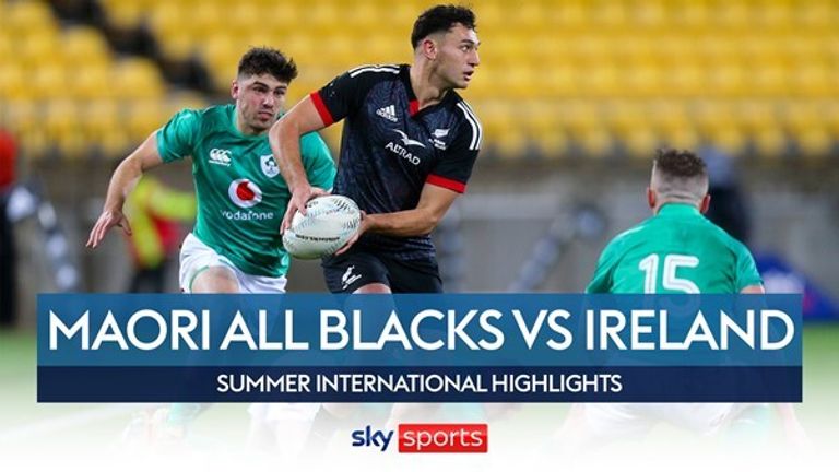 Highlights of the Summer International between the Maori All Blacks and Ireland in Wellington