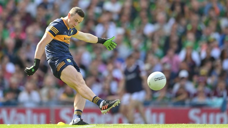 24 July 2022; Kerry goalkeeper Shane Ryan during the GAA Football All-Ireland Senior Championship Final match between Kerry and Galway at Croke Park in Dublin. Photo by Stephen McCarthy/Sportsfile