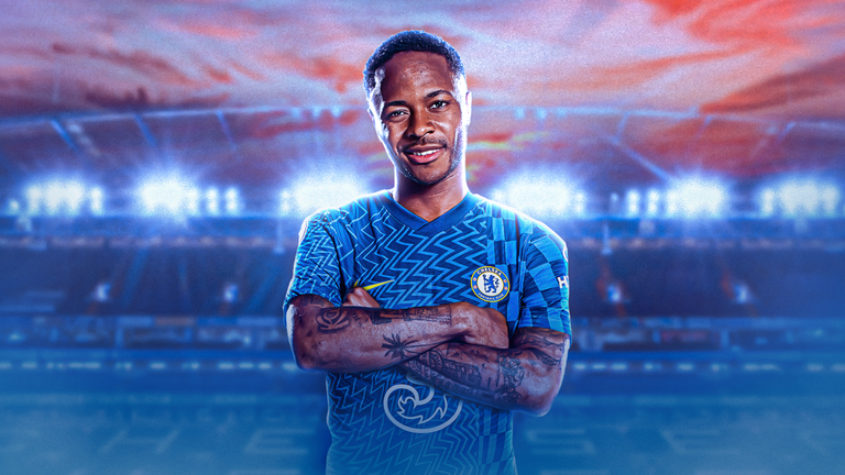 Raheem Sterling has completed a move from Manchester City to Chelsea