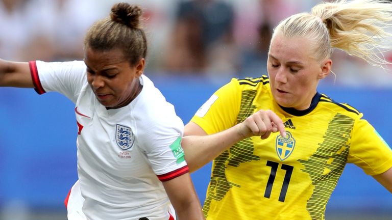 The last time England and Sweden met was in the third-place play-off at the 2019 World Cup