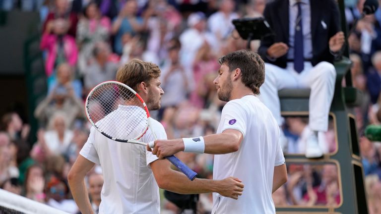 There was a great respect between the players after the five-set contest