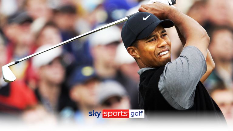 Eche un vistazo a algunos de los mejores tiros de la larga y exitosa carrera de Tiger Woods en The Open 