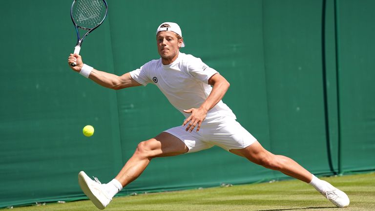 Tim van Rijthoven is enjoying an outstanding grass-court season