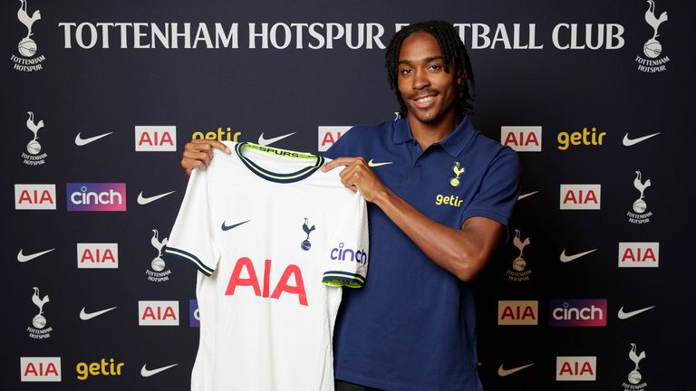 djed spence - spurs in 2023